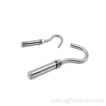 J Type Ring Hook Sleeve Expansion Anchor Bolts Stainless Steel Hook Bolt Sleeve Anchor